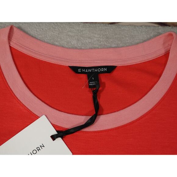 41 Hawthorn Womens Red Round Neck Sleeveless Dress Size L - Picture 8 of 13